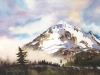 Mt. Hood Watercolor Painting