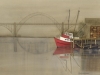 Red Boat in Newport Oregon